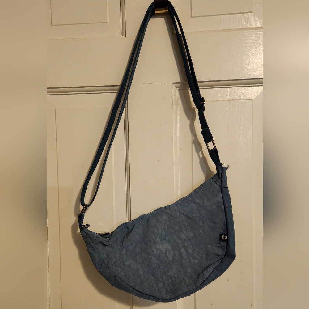 Nupouch Blue Crossbody Bag